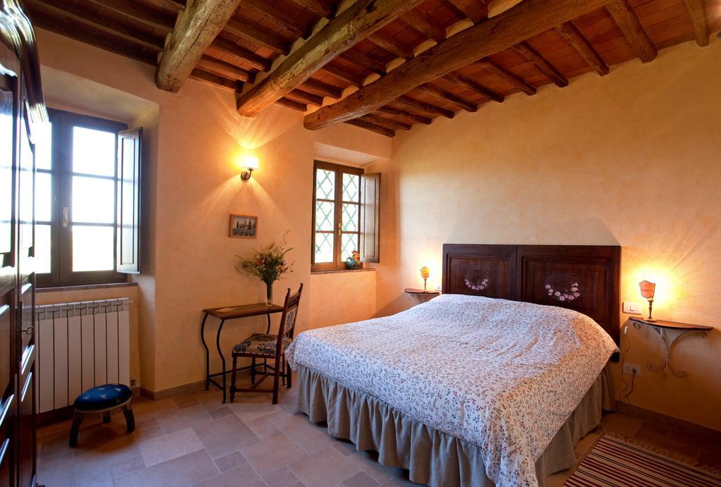 Bed and Breakfast Fattoria Poggerino Radda in Chianti Pokoj fotografie