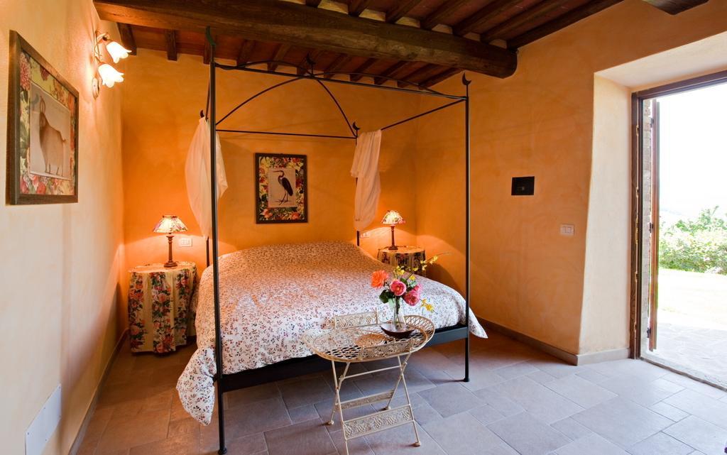 Bed and Breakfast Fattoria Poggerino Radda in Chianti Pokoj fotografie